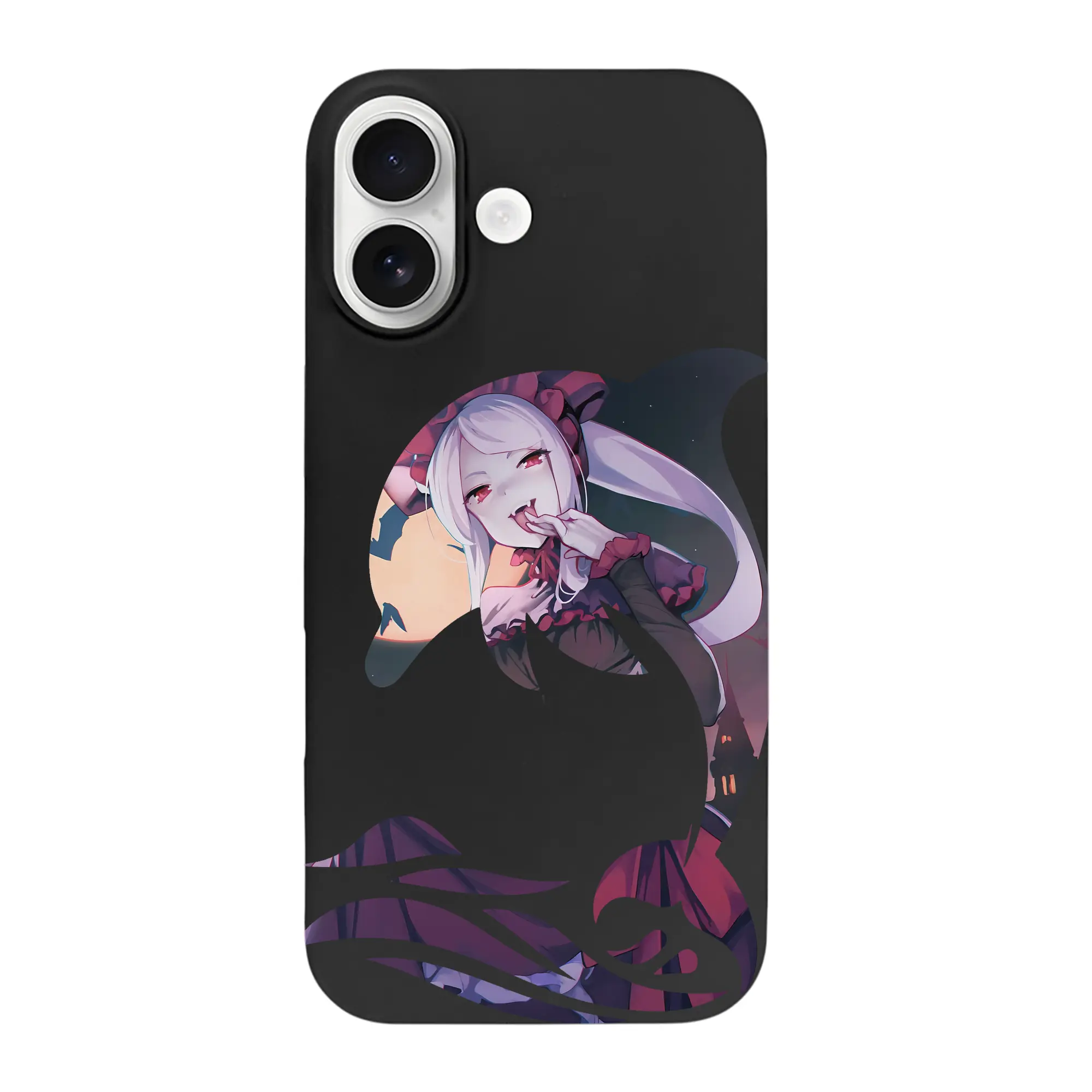 オーバーロード グッズ シャルティア・ブラッドフォールン - iPhone 17 シリーズ シリコンケース 薄型 耐衝撃 指紋防止 ソフトタッチカバー 精密フィット 傷防止 保護ケース iPhone 17/17 Air/17 Pro/17 Pro Max 対応